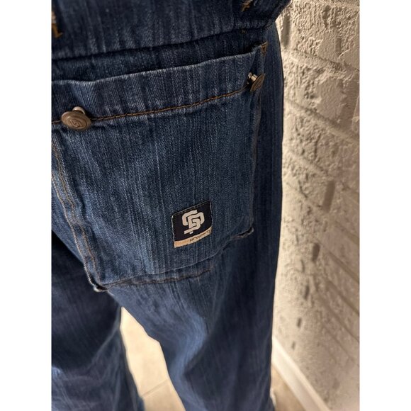 State Property Men Baggy Wide Leg Streetwear Blue Jeans Size 38 - Picture 3 of 11